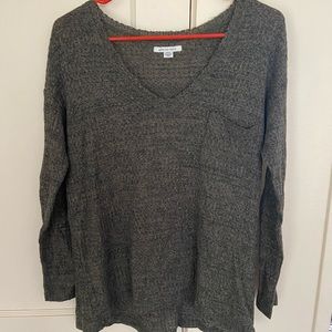 Navy Green AE V-Neck